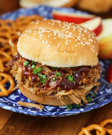 Slow Cooker Apple Cider BBQ Pulled Pork - Tony Chachere's